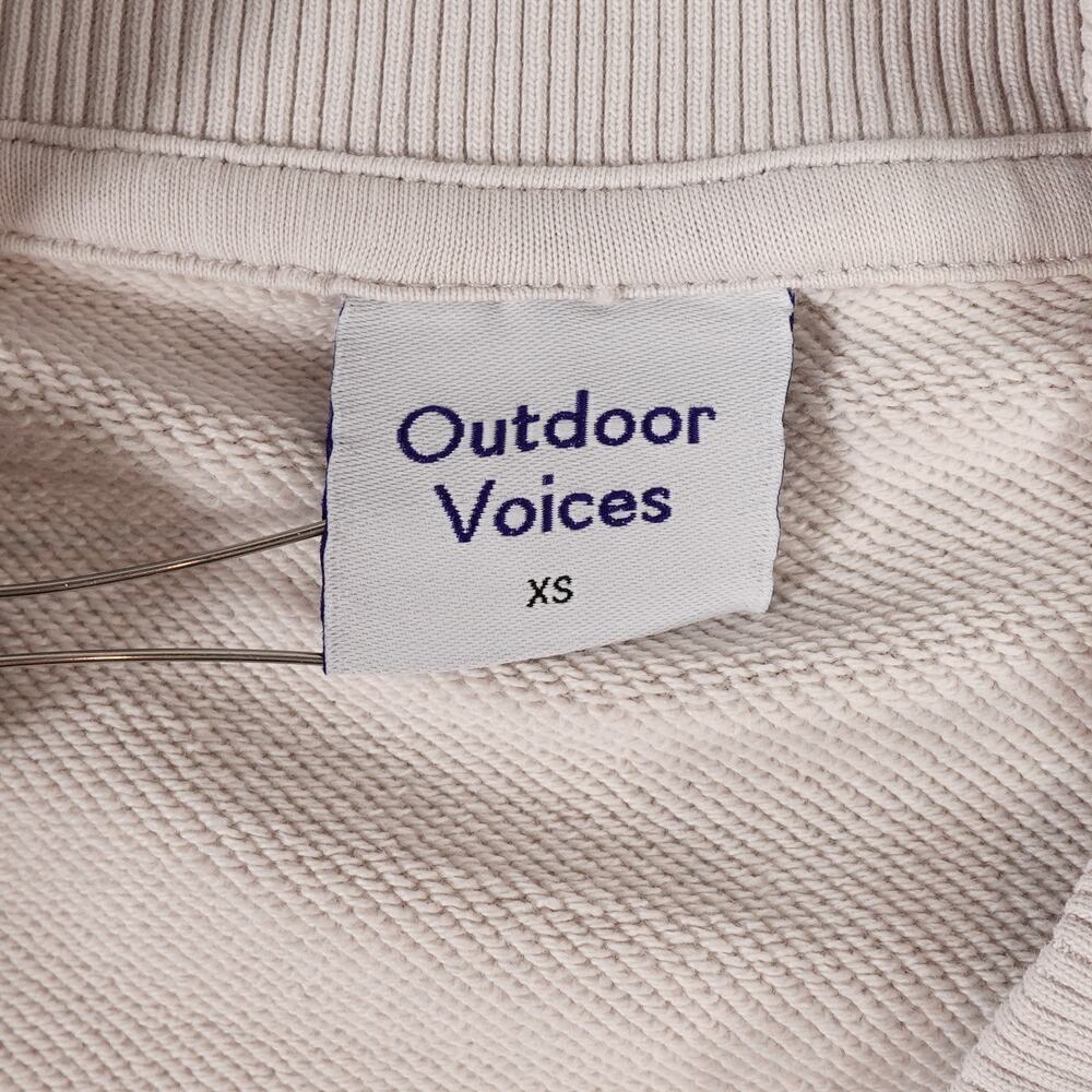 Outdoor Voices Pickup Bomber Jacket Womens XS Purple Cotton Terry Sporty - Picture 3 of 16